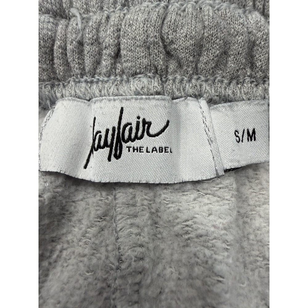 Mayfair The Label Shorts Womens S/M Gray Fleece Sweat Self Love Club Lounge - Picture 2 of 5